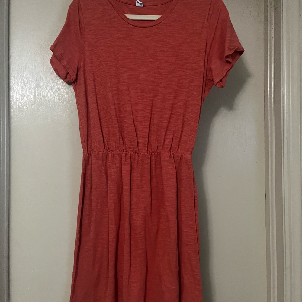 Old Navy Coral Short Sleeve Dress